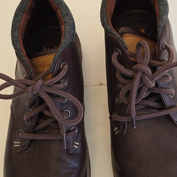 Skechers Men\'s Chukka Red Brown Boots Air Cooled Helmer Lace Up Size 10 main image 9